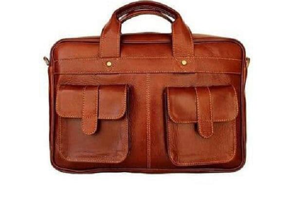 What is the length width of a leather shoulder bag?