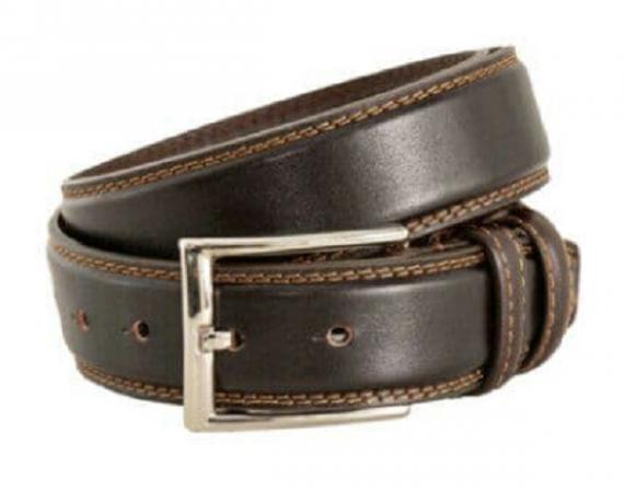 How can you tell if a leather belt is real?